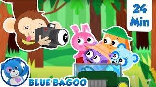 Journey Into The Jungle and More | Compilation on Blue Bagoo - English Kids Songs & Nursery Rhymes