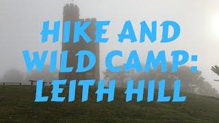 Foggy Hike & Wild Camp: Dutch Army Hooped Bivi & Vango Trek Tarp | Surrey Hills