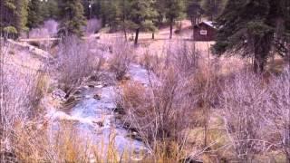 Creek Running beside New Mexico 126 Going to Santa Fe