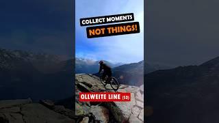 Collect moments - not things… #reallife #bikelife #moments #downhill #views #soelden #nenetrail