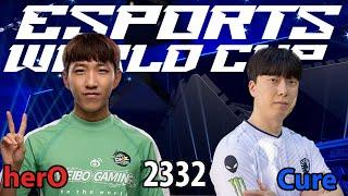  herO (P) vs  Cure (T) - Gruppe B - Esports World Cup 2024 - StarCraft 2 - 2332