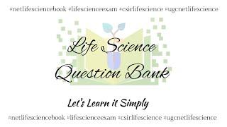 CSIRNETLifeScience/#netlifesciencebook #lifescienceexam #csirlifescience #ugcnetlifescience 5Nov'24