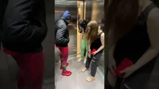 Superman Elevator Prank #funny #transformation #Jeezzai