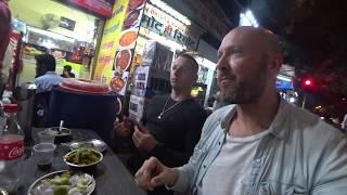 Eating Indian Street Food In Delhi Night Market