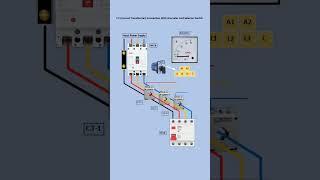 C.T (Current Transformer) Connection With Ammeter And Selector Switch