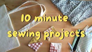 10 Minute Sewing Projects // DIY gift ideas