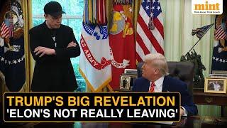 Watch The Full & Final Display Of The Trump-Musk Bromance At The Oval Office | 'Not Really Leaving'