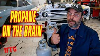 Can We Run Our Hot Rod Off Of BBQ Tanks?  The Propane Power Learning Curve Has Begun