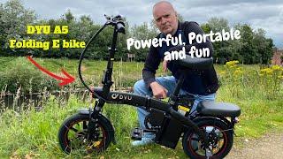 The DYU A5. Folding E-Bike. Powerful, portable and fun