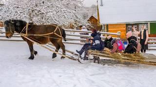 Raising 5 Kids in Ukraine’s Most Isolated Snowy Mountain Village