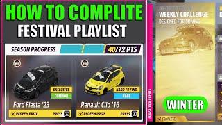 Forza Horizon 5 Winter Season - Festival Playlist Series 37 / FULL GUIDE / High Performance Dailies