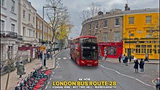 London Bus Ride: Upper-deck adventure through quaint neighbourhoods, Bus 28 - Northwest to Southwest