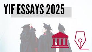 YIF Application Essays 2025 | Young India Fellowship | Ashoka University