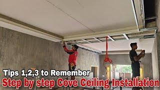 Cove Ceiling Installation Step By Step more Tips to Remember