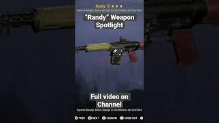 Bloodied faster fire rate Handmade Weapon Spotlight Fallout 76