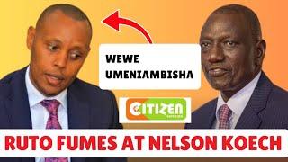 Shocking: Ruto Humiliated by Nelson Koech on Citizen TV