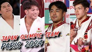 Japan Men's Judo Team for Paris Olympics 2024