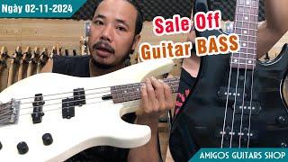 SALE OFF Guitar BASS nội địa Nhật - rất hay và giá rẻ | Ngày 02-11-2024 | Amigos Guitars Shop