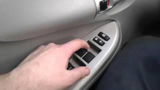 Toyota power windows re-initialize