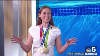 Local Olympian Olivia Smoliga showcases swimming academy