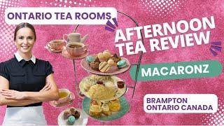 Reviewing Afternoon Tea in Brampton Ontario at MACARONZ. Hope this isn't my last visit here!