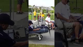 Starting the Beast: Giant RC Dauntless WWII Plane Ignites!