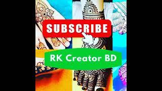Leg mehadi design for women's (RK Creator BD)
