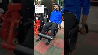 leg extension machine exercise of 100kg‍️‍️ #fitness #shorts #youtubeshorts #gym #motivation