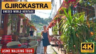 GJIROKASTER, ALBANIA  ASMR WALKING TOUR 🪷 OLD TOWN  THE MOST VISITED CITY BY TOURISTS [4K HDR]