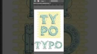 Typo letting art and typography design #typography #Typo #digitalillustrationart #lettering #letter