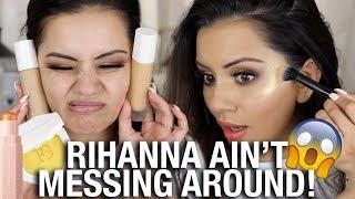 FENTY BEAUTY FIRST IMPRESSIONS & REVIEW + 10 HOUR WEAR TEST!!