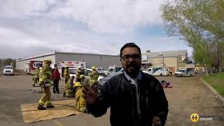 Mock accident - DrumhellerOnline.com