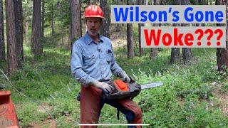 Surprising Results Logging w Battery Powered Chainsaw Husqvarna 350i