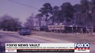 FOX10 News Vault: Poor Living Conditions reported in USA Housing at Brookley Field (1977)