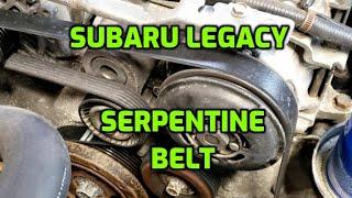 Subaru Legacy Serpentine Belt Install