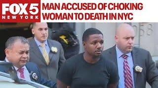 Man accused of choking woman to death in NYC