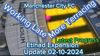 Manchester City FC Etihad Stadium Expansion Update 02-10-2024