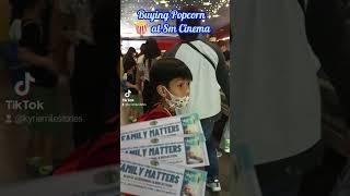 ENJOY BUYING POPCORN AT SM CINEMA FAMILY MATTERS BLOCK SCREENING #shorts #familymatters #popcorn