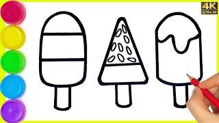 icecream ka Drawing || How to draw summer ice cream drawing || icecream Drawing kaise banate hain