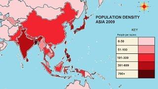 Why do some places have a greater population density than others?