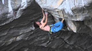 Adam Ondra - working Move 9b/+  -  Norway (2013)