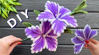 DIY Pipe Cleaner Crafts How to Make Easy Flower from Chenille Stems Pipe Cleaner Flowers Ideas