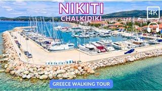 Nikiti Chalkidiki Greece Walking Tour: Marina, Town, Beach Vibes | POV Nomad