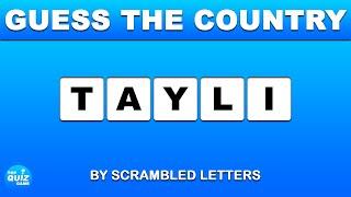 Guess The Countries In Europe By Scrambled Letters - Quiz Guess The Country