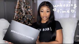 Alexander wang | Faux Fur Top Handle Bag | Unboxing