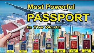 Most powerful Passport in the World || Passport Ranking 2024