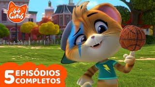 44 Gatos | Top 5 Lampo | Episódios completos | Desenhos animados para crianças