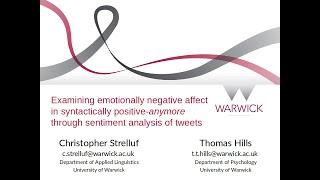 Examining emotionally negative affect in syntactically positive-anymore through sentiment analysis