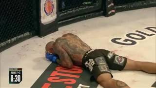 Michael "Venom" Page Knocks Out "Cyborg" Santos with Flying Knee - Pokemon Celebration