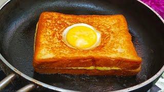 New Style French Toast Recipe! It's So Delicious! Bread Egg Toast! Delicious Food Recipe At Home